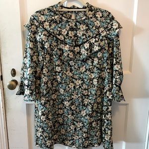 Zara floral dress size XS